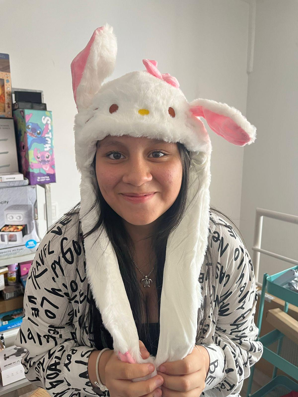 Gorro con Orejas que se Mueven | Sombrero Kawaii de Felpa Suave
