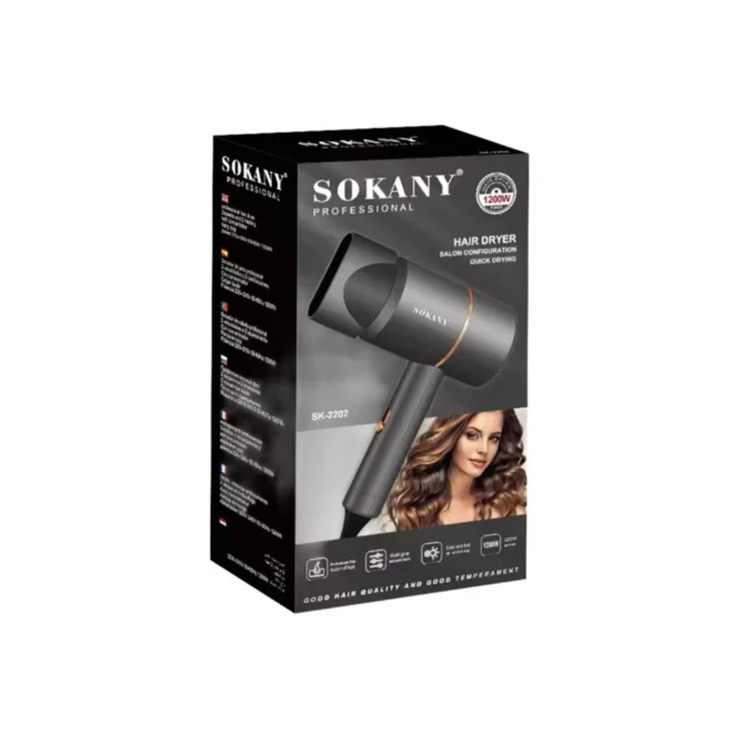 Secadora de Cabello Sokany Profesional – Potente, Compacta y Antifrizz